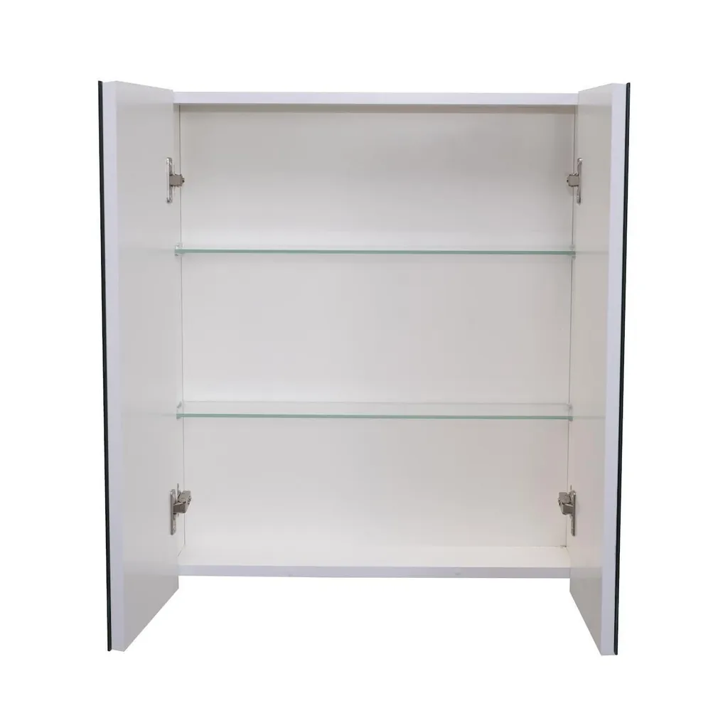 PEEGELKAPP AQUALINE SLIM 60X16X70CM VALGE