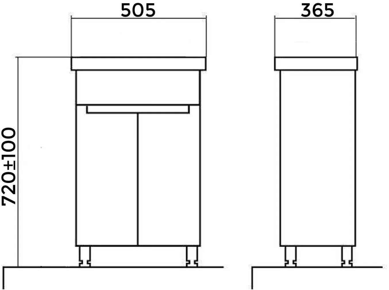 VALAMUKAPP AQUALINE PREMIUM PLUS SLIM 50CM VALAMUGA
