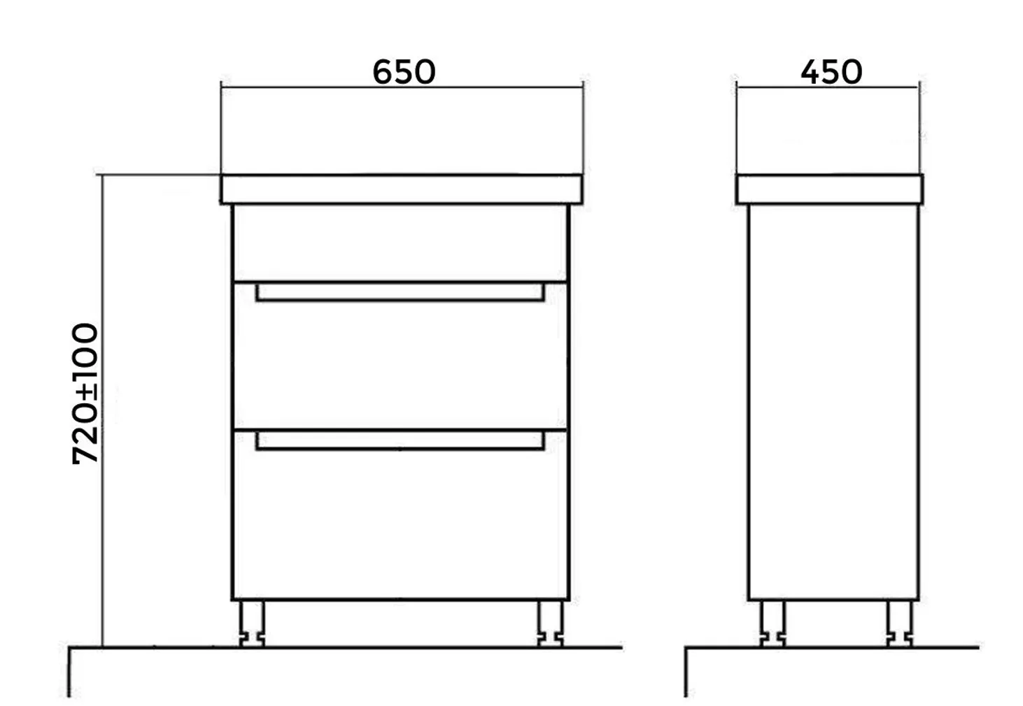 VALAMUKAPP AQUALINE PREMIUM ARTE 65CM VALAMUGA MATT VALGE