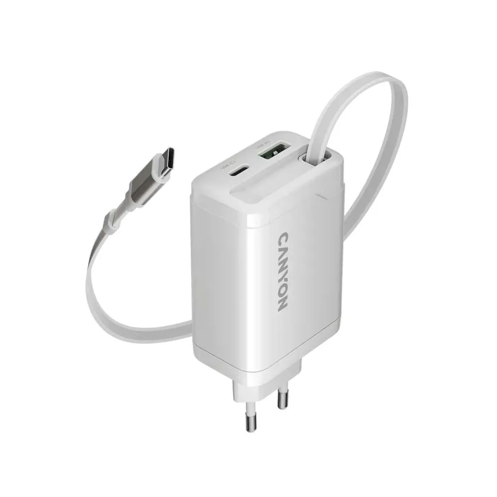 LAADIJA CANYON ONCHARGE 65RC USB-C KAABLIGA 65W VALGE