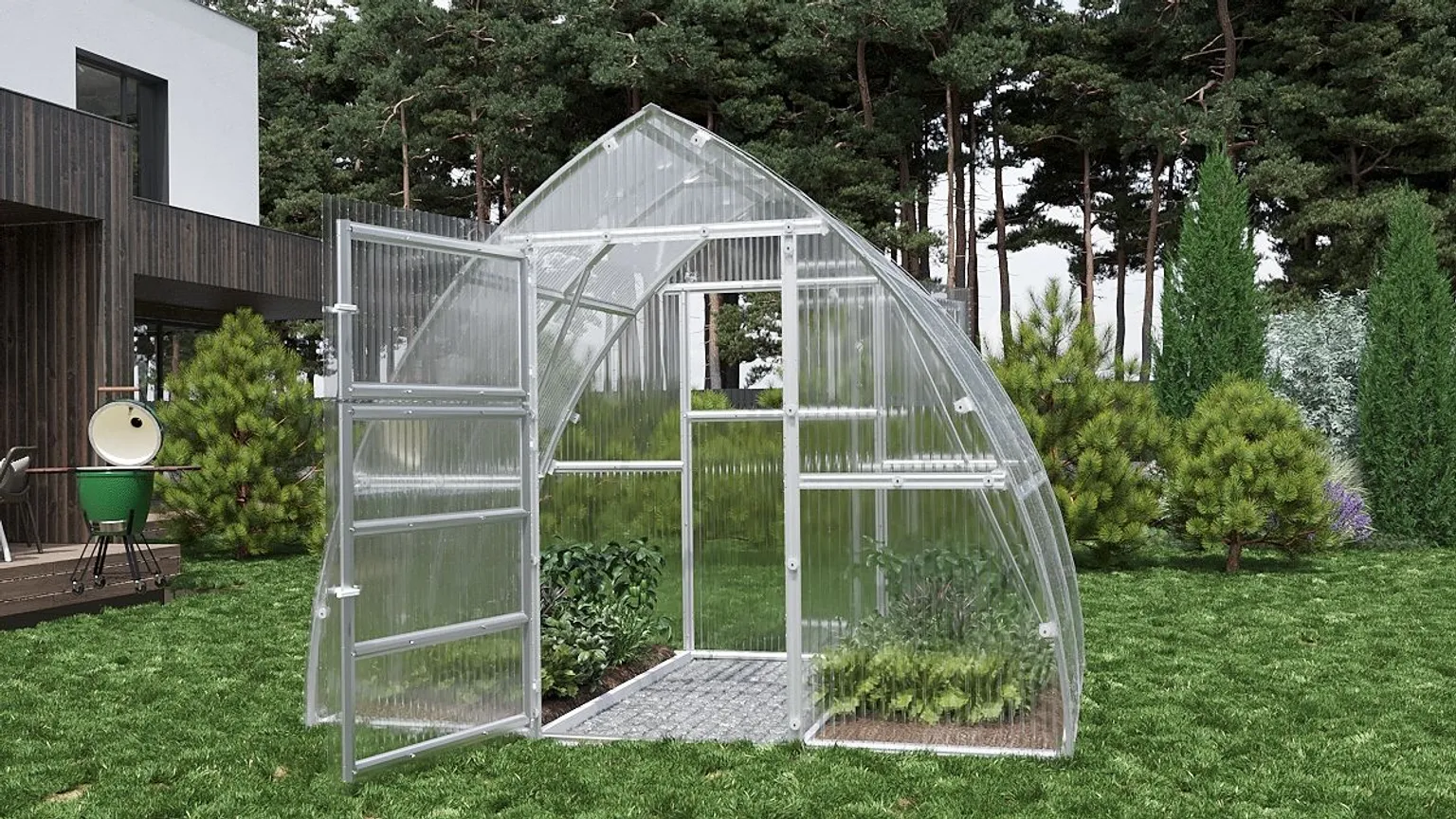 KASVUHOONE ARROW 3X2M 4MM