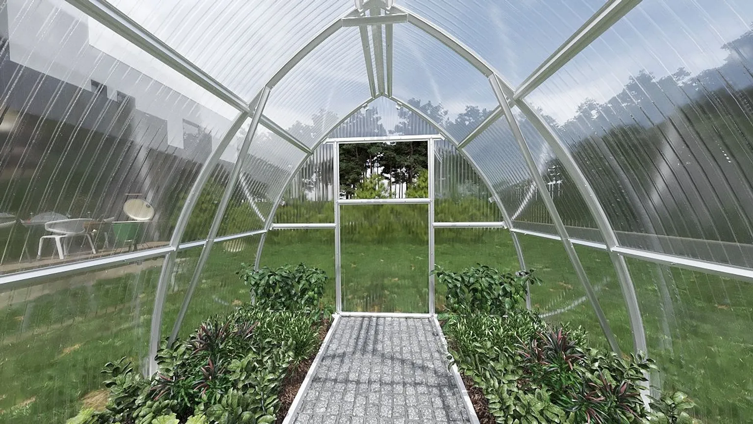 KASVUHOONE ARROW 3X4M 4MM