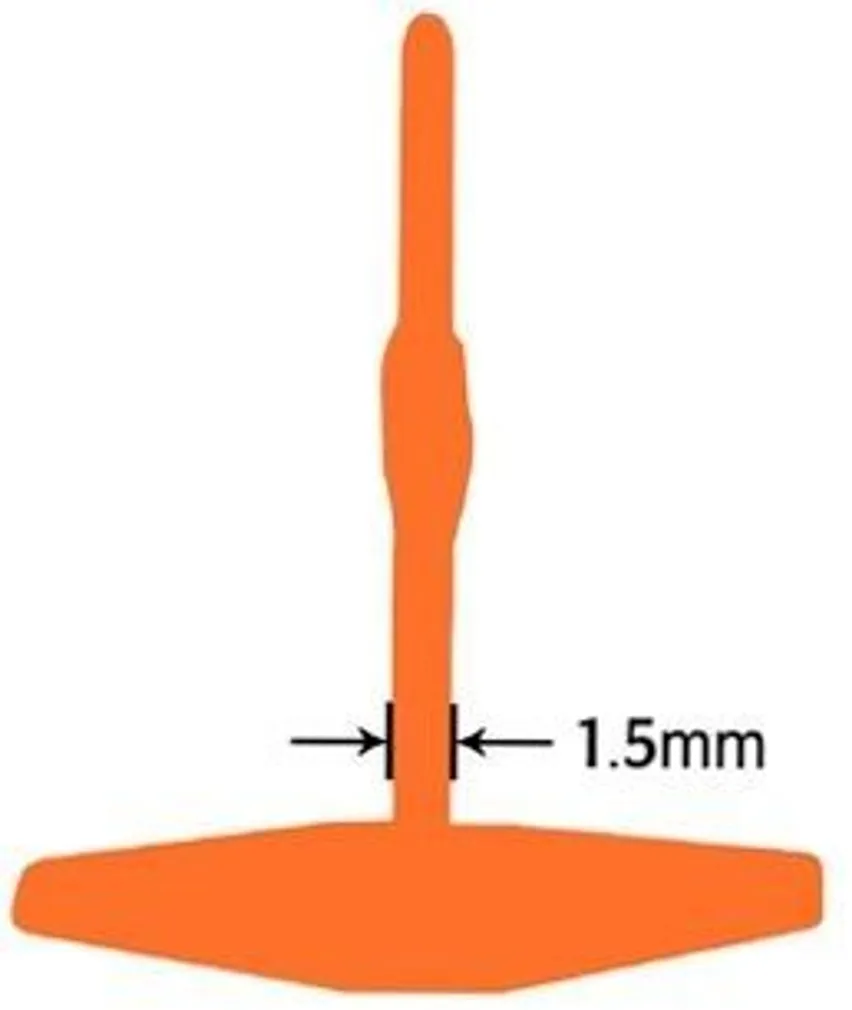 PLAADIANKUR 1,5MM 3-15MM, 100TK PAKIS