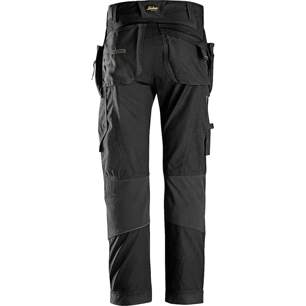 TÖÖPÜKSID SNICKERS FLEXIWORK RIPPTASKUTEGA KHAKIROHELINE SUURUS 52