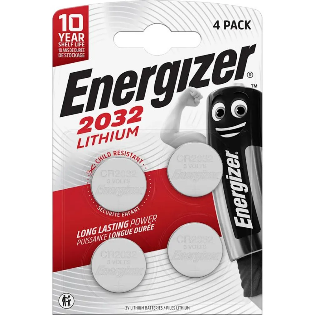 PATAREI ENERGIZER LITHIUM CR2032 4TK PAKIS