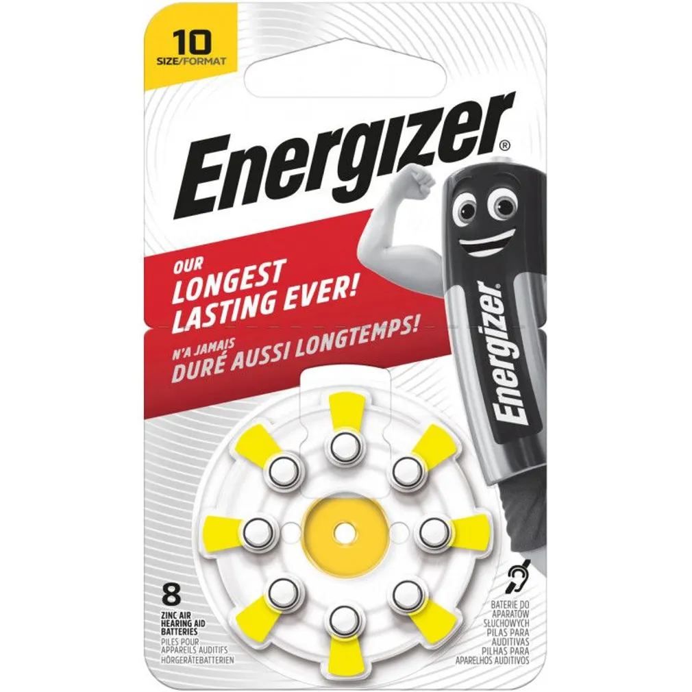 PATAREI ENERGIZER ZINC AIR AZ10DP8, 8TK PAKIS