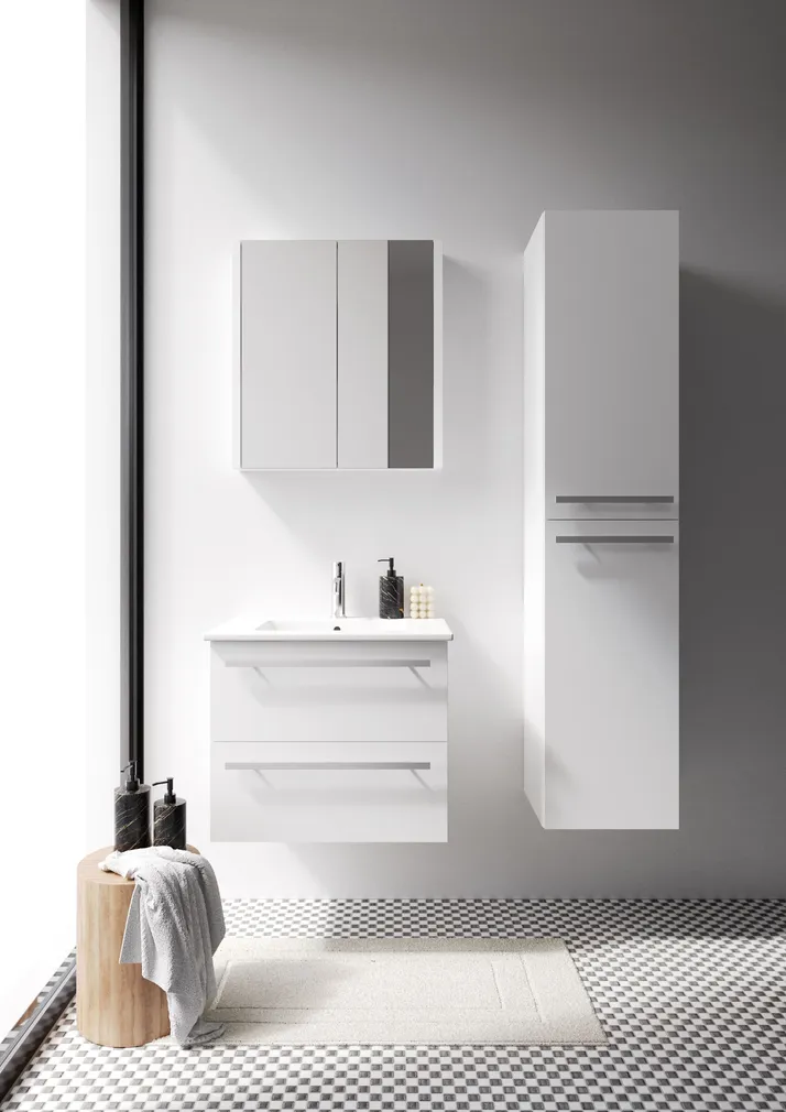 PEEGELKAPP RB BATHROOM 80CM VALGE LÄIKIV