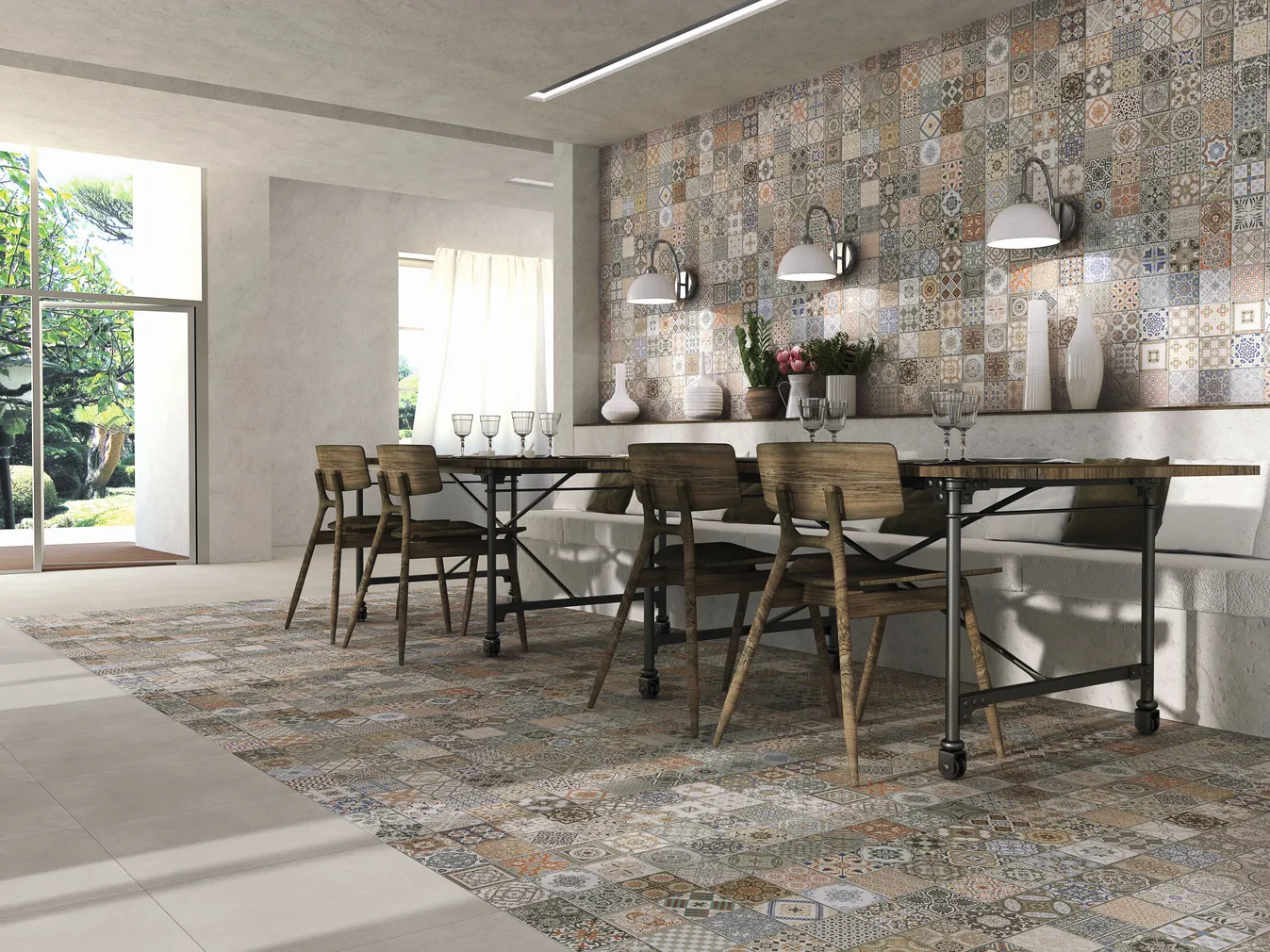 PÕRANDA- JA SEINAPLAAT REALONDA PROVENZA DECO 44,2X44,2CM 1,37M² PAKIS