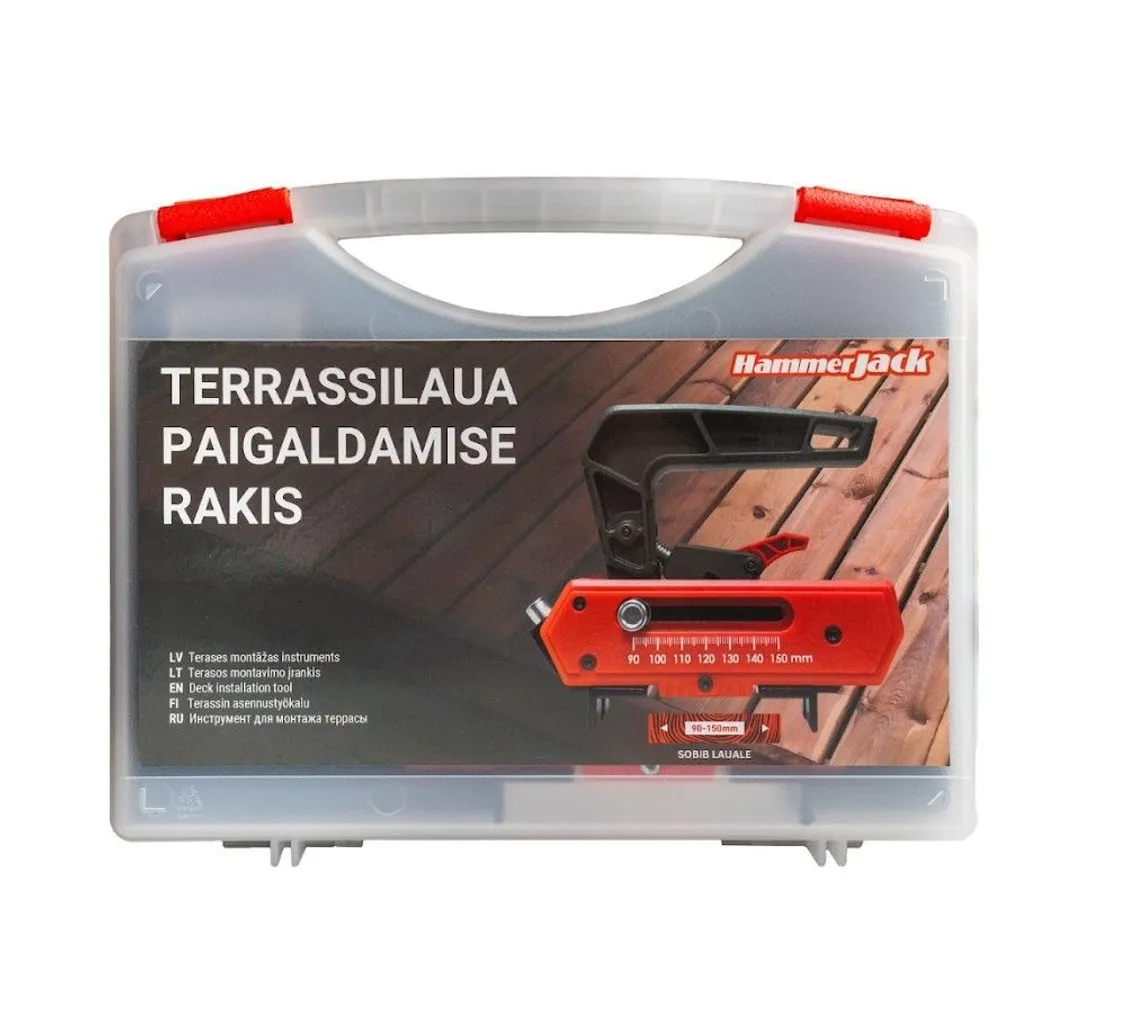 TERRASSIKRUVIRAKIS HJ FASTENERS 90-150MM LAUALE