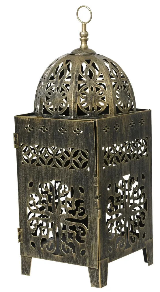 LATERN 16X16X42CM PRUUN