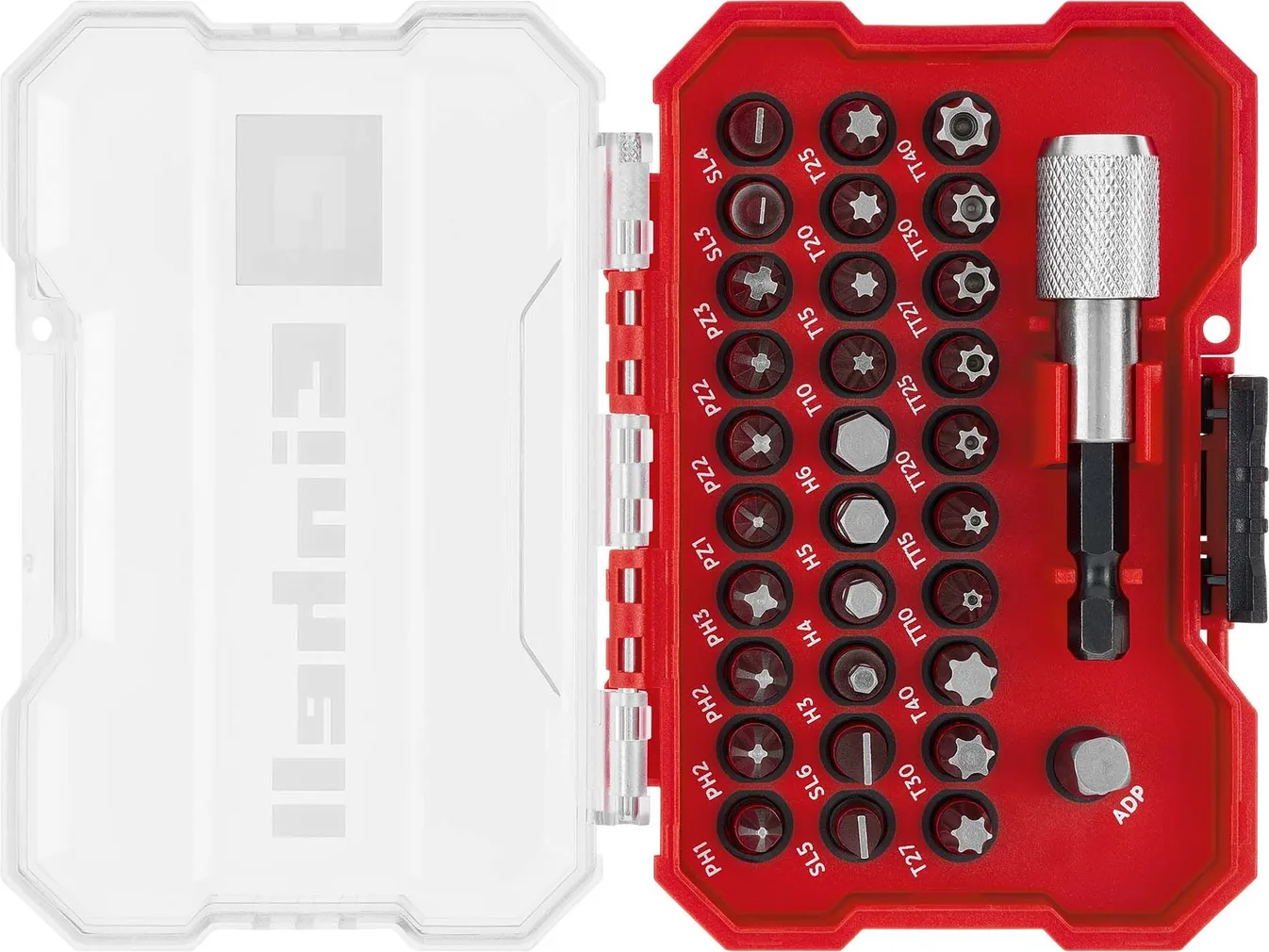 OTSIKUTE KOMPLEKT VÖÖKINNITUSEGA EINHELL XS-CASE 32-OSALINE