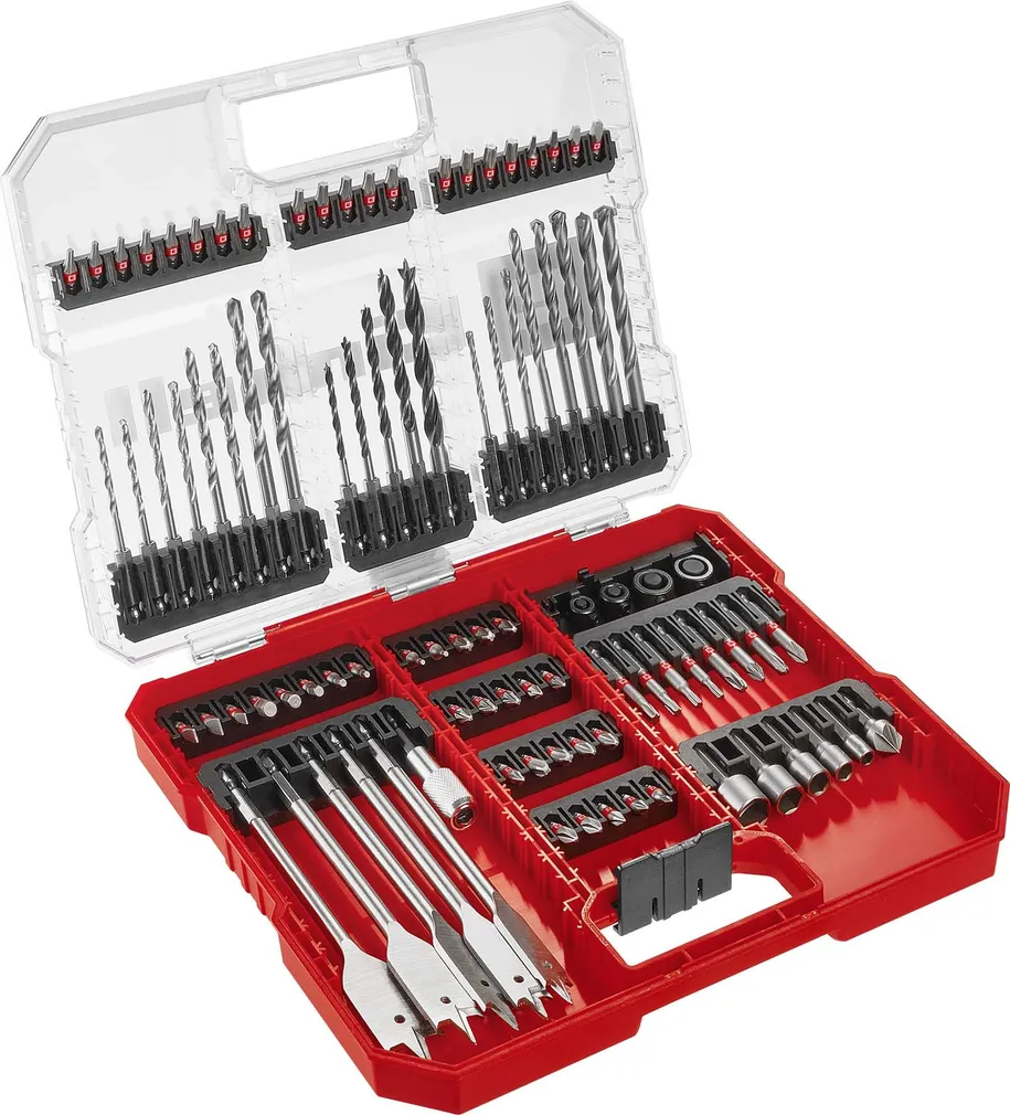 OTSIKUTE JA PUURIDE KOMPLEKT EINHELL XL-CASE 95-OSALINE
