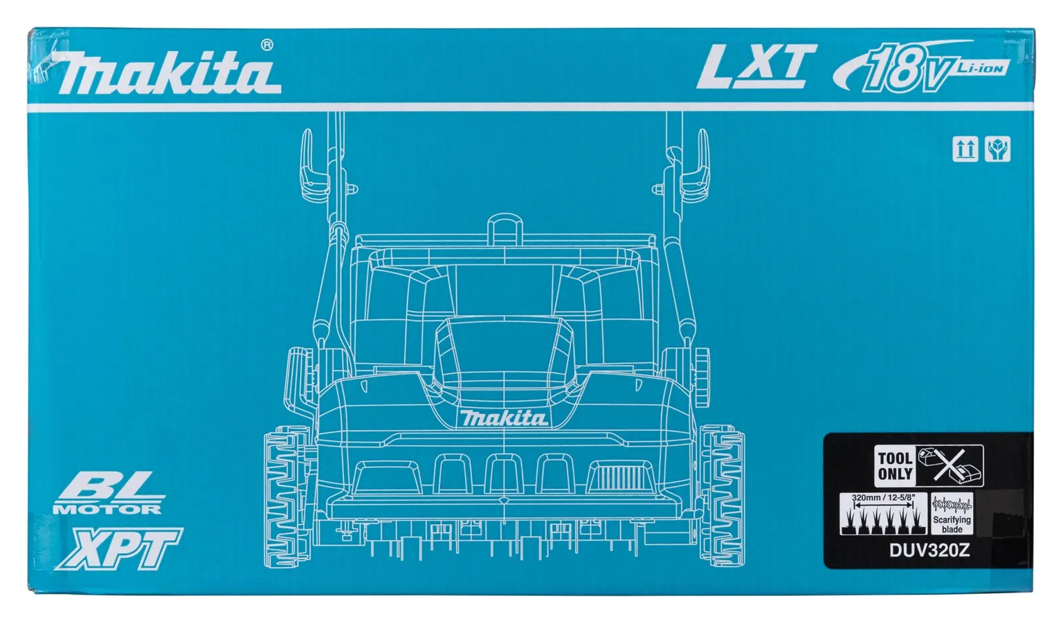 AKUMURUÕHUTAJA MAKITA DUV320Z 18V, ILMA AKU JA LAADIJATA