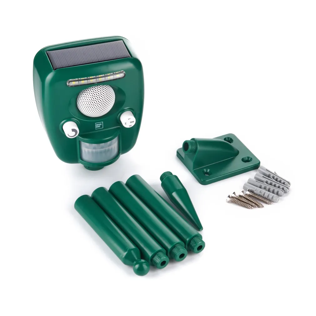 PELETUSVAHEND SWISSINNO ULTRASONIC ANIMAL REPELLER PRO OUTDOOR 150M2
