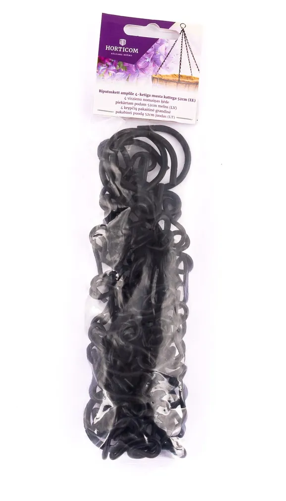 RIPUTUSKETT AMPLILE 52CM, MUST