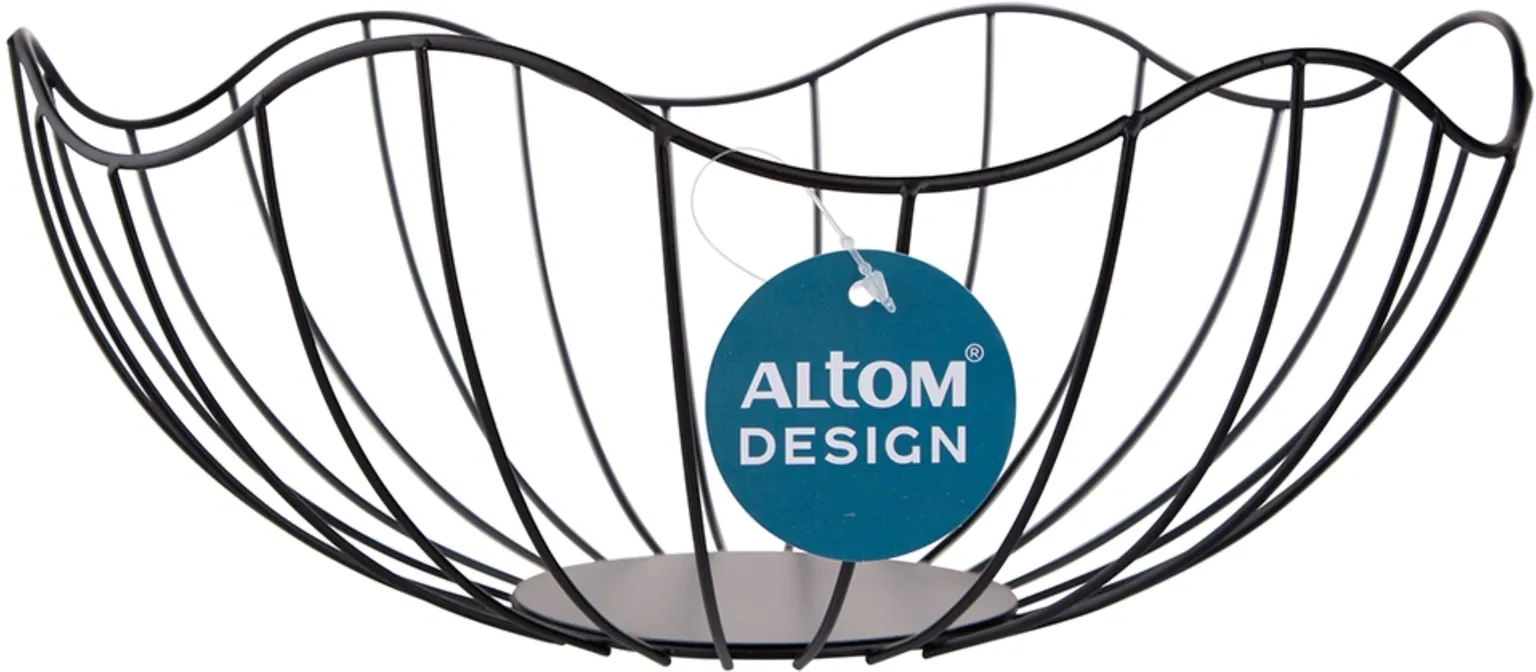 PUUVILJAKORV ALTOM DESIGN METALLIST 28X12CM