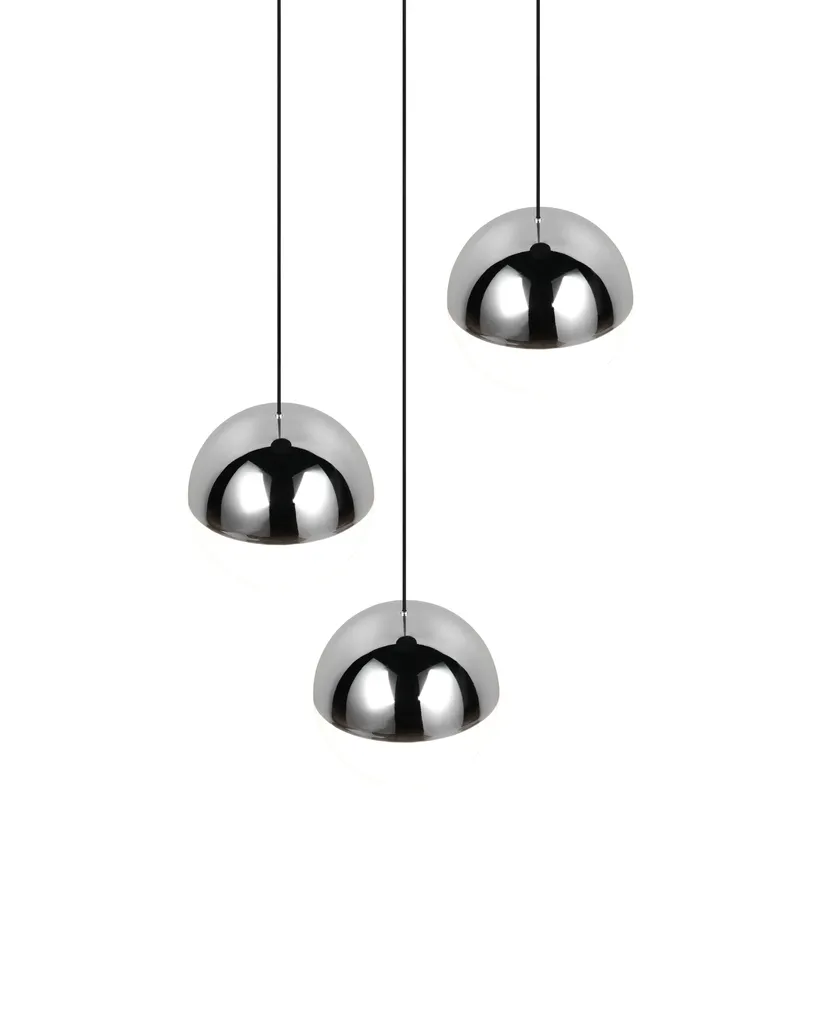 RIPPVALGUSTI REALITY SENTA LED 3 20CM MATT MUST/KROOM