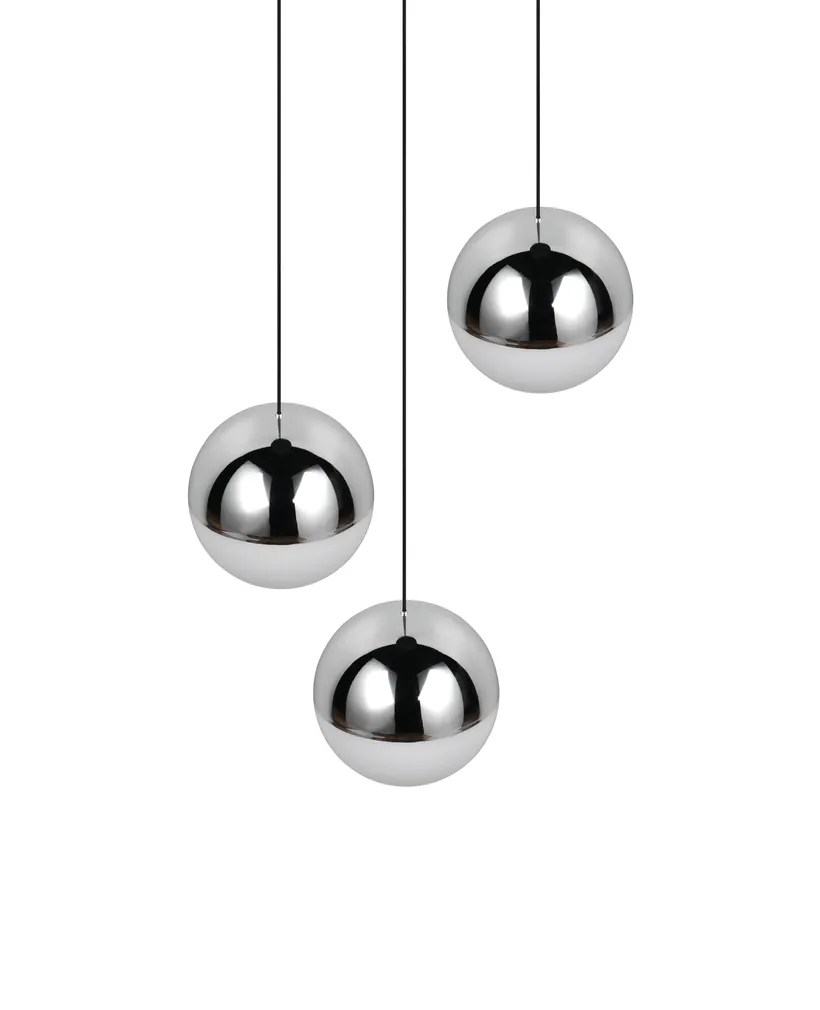 RIPPVALGUSTI REALITY SENTA LED 3 20CM MATT MUST/KROOM
