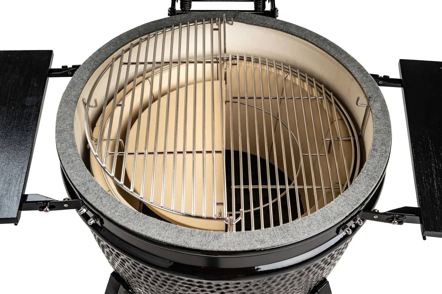 GRILL HOOVI KAMADO MAX MUST KÜPSETUSSÜSTEEMIGA 26"