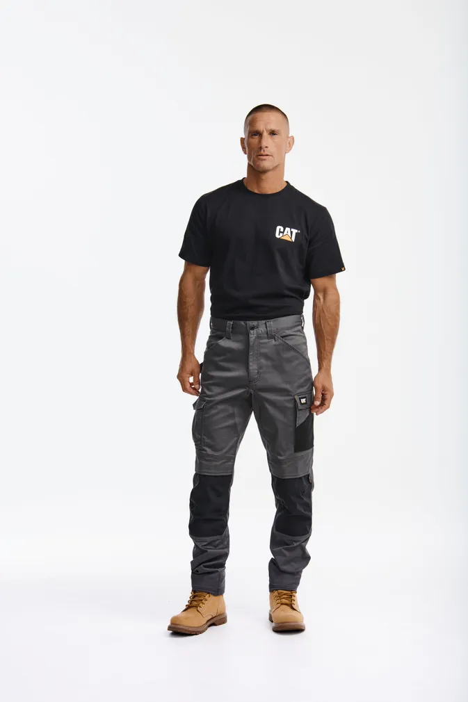 TÖÖPÜKSID CAT ESSENTIAL KNEE POCKET 1080047 DARK SHADOW 32/30