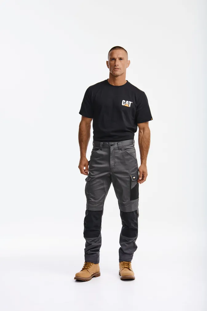 TÖÖPÜKSID CAT ESSENTIAL KNEE POCKET 1080047 DARK SHADOW 40/32