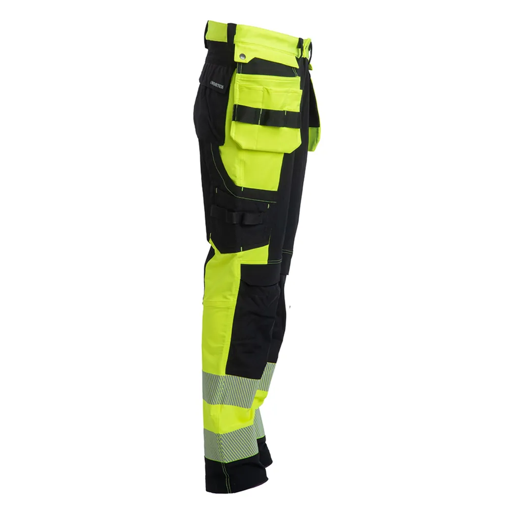 TÖÖPÜKSID WORTEX W935 RIPPTASKUTEGA STRECH, KOLLANE/MUST 52
