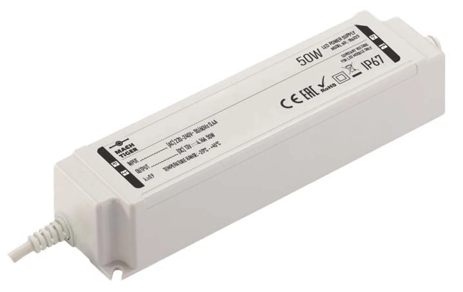 TRANSFORMAATOR SPECTOR LIGHT IP67 12VDC 4,16A 50W