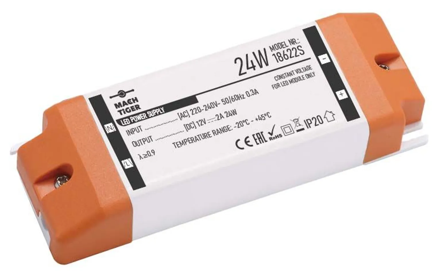 TRANSFORMAATOR SPECTOR LIGHT IP20 12VDC 2A 24W