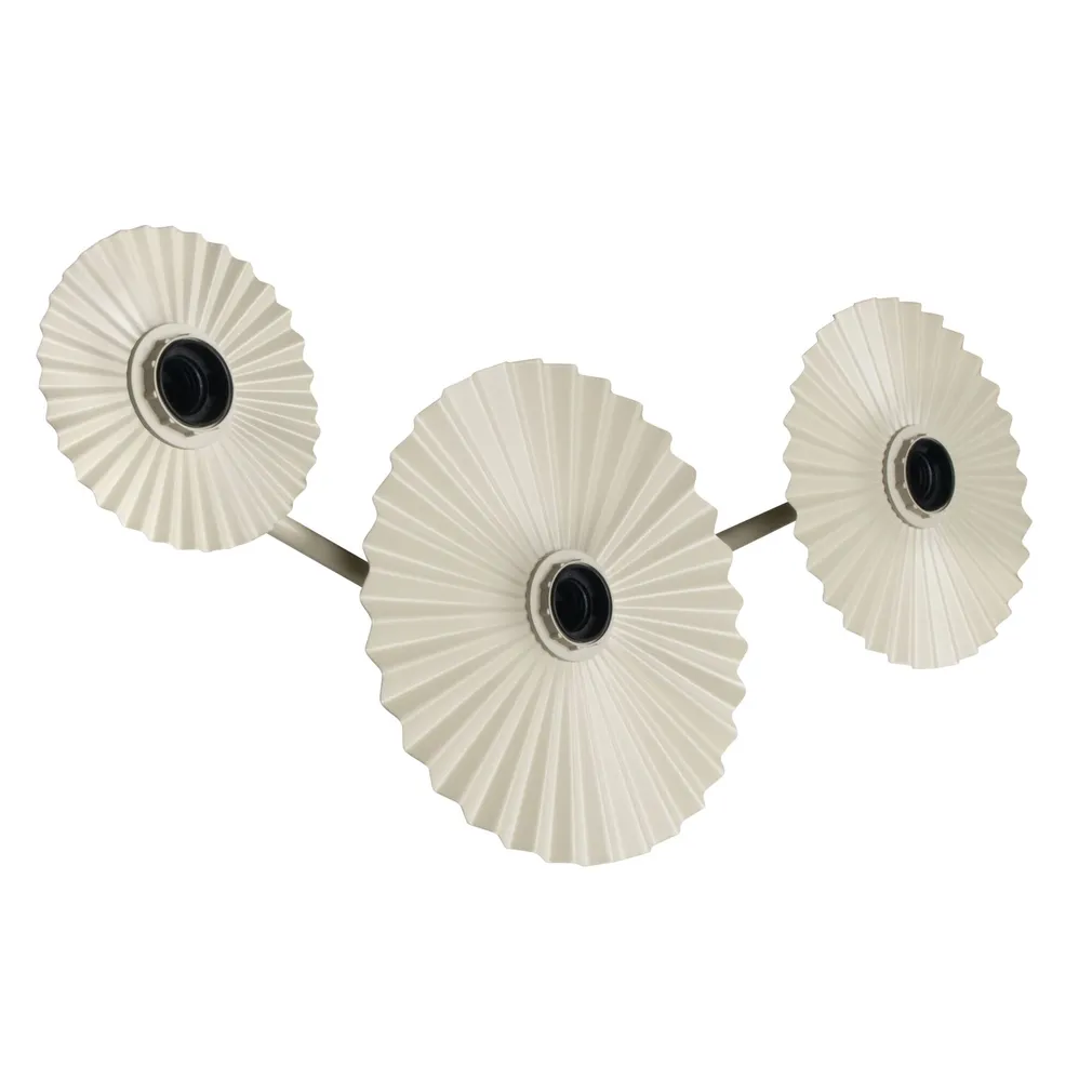 SEINALAMP OSRAM DECOR PLISSE WALL 3XE27 TUME BEEŽ