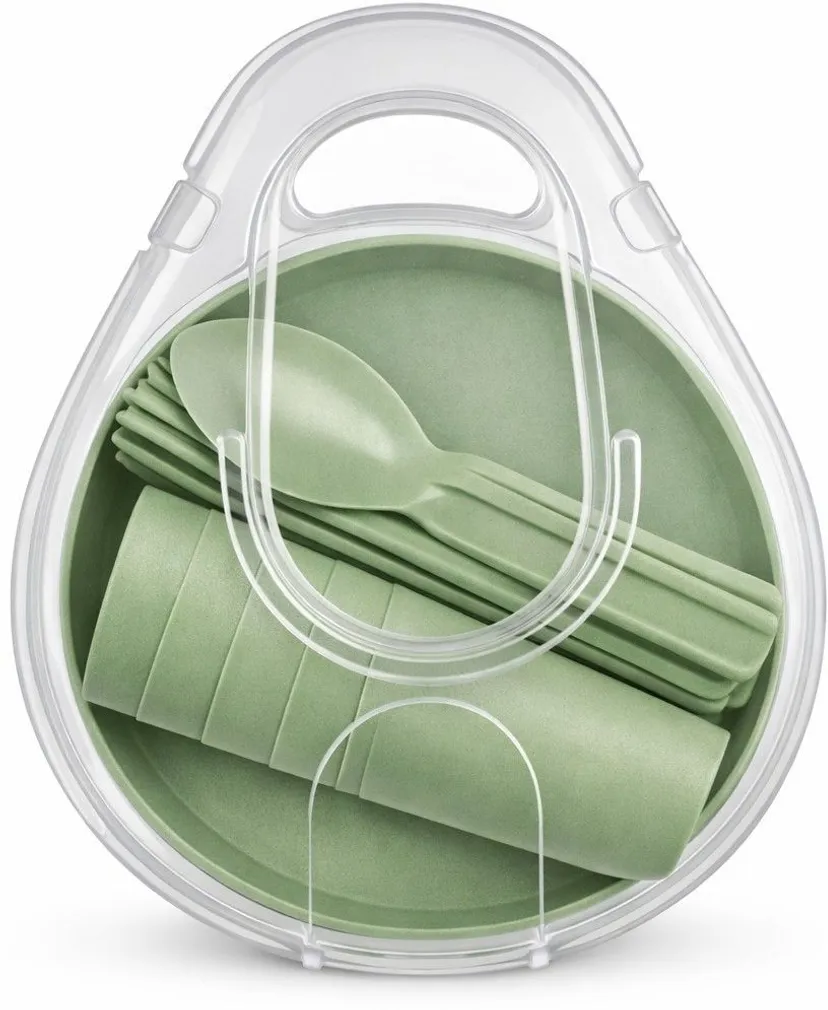 KORDUVKASUTATAV PIKNIKUKOMPLEKT 4-LE SMILE PLASTIK