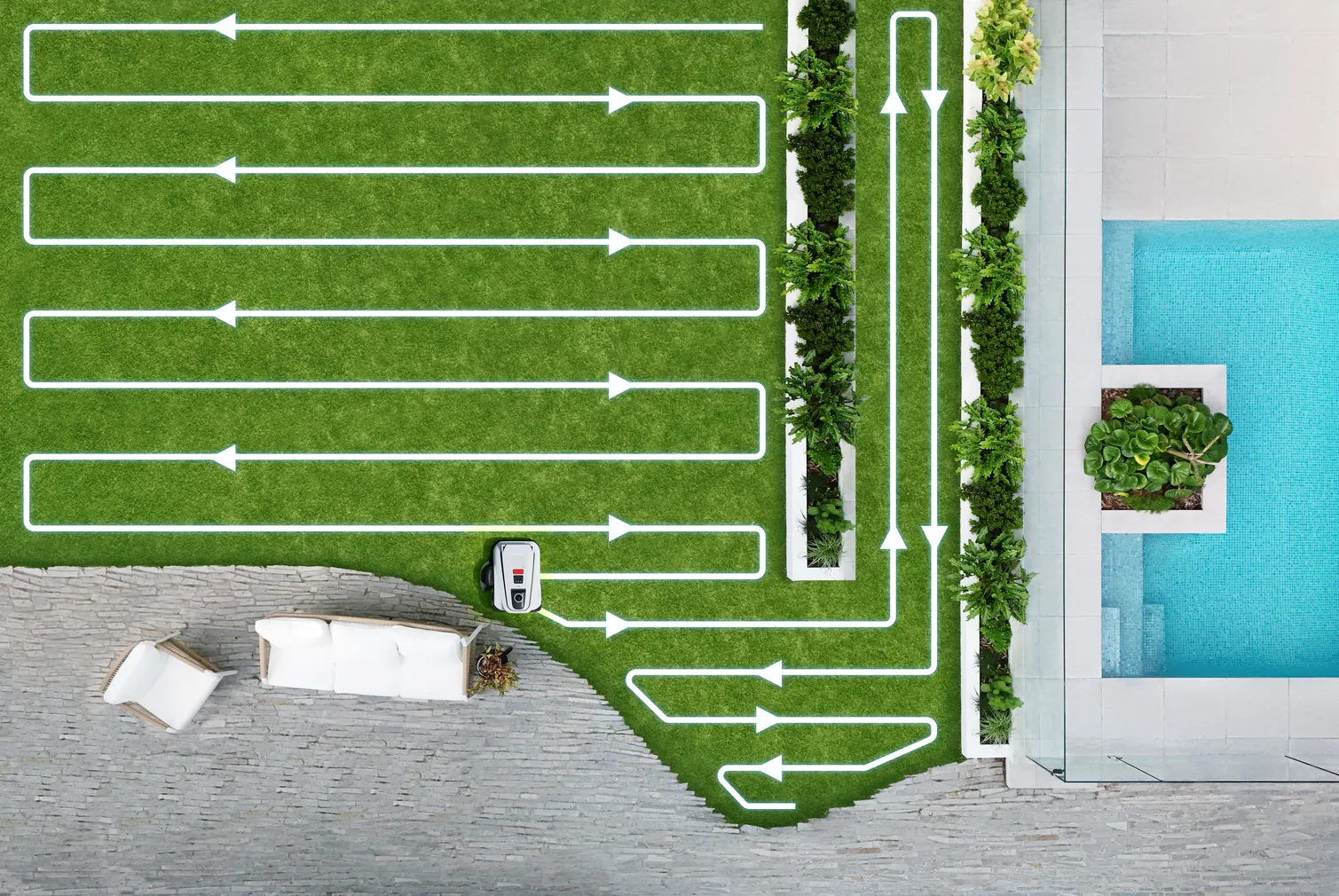 ROBOTNIIDUK ECOVACS GOAT A3000 LIDAR PRO PIIRDEKAABLIVABA 3000M²