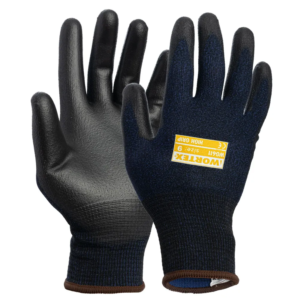 TÖÖKINDAD WORTEX 611 HIGH GRIP NAILON-SPANDEX M/8