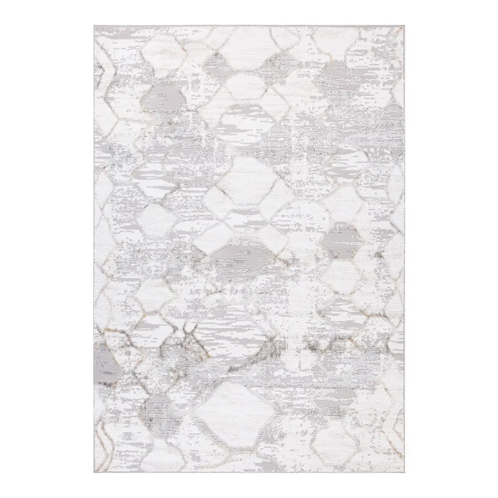 VAIP SALAMANCA-3, 200X285CM, HÕBE/VALGE
