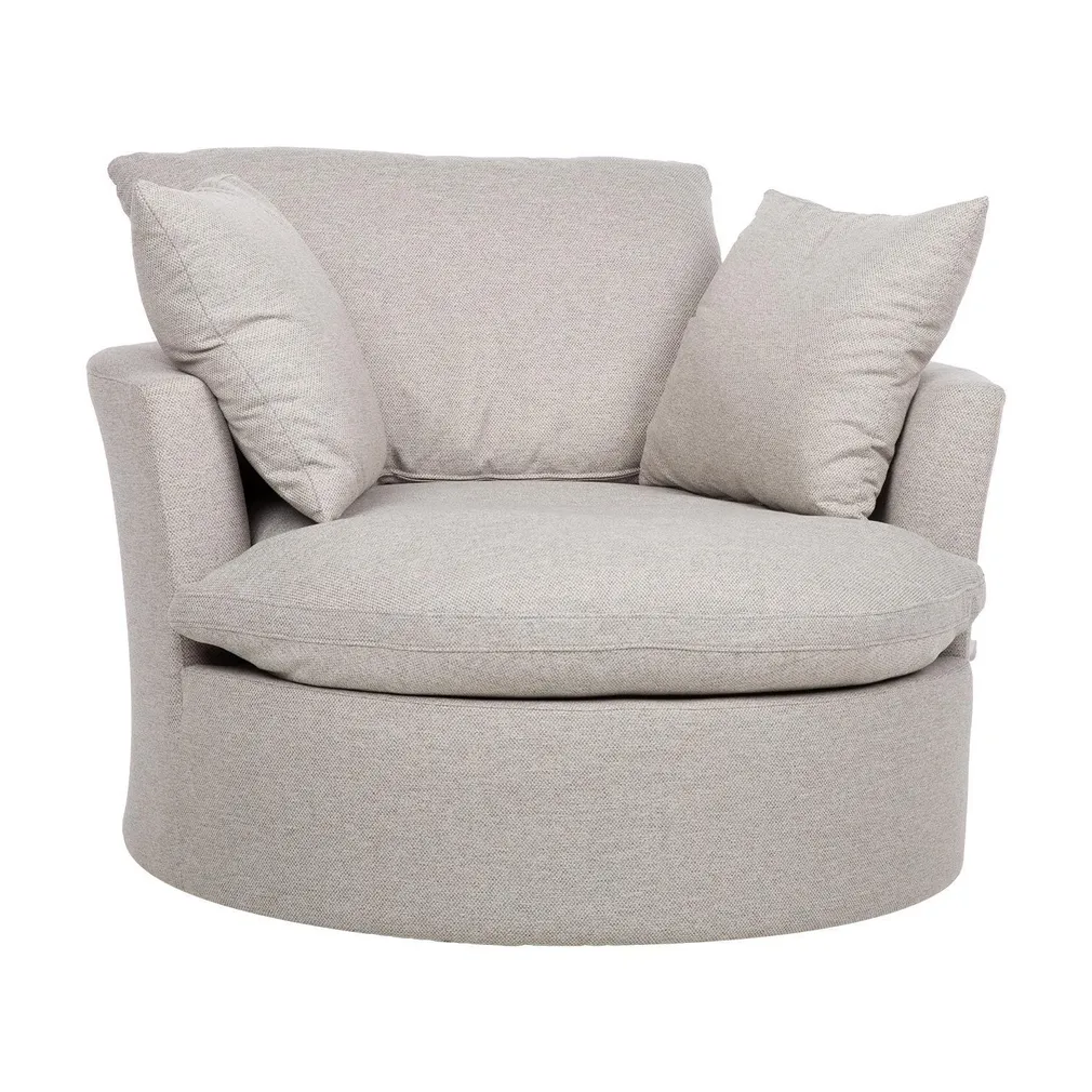 TUGITOOL FLUFFY PÖÖRLEV 110X105XH65/86CM, HELEHALL