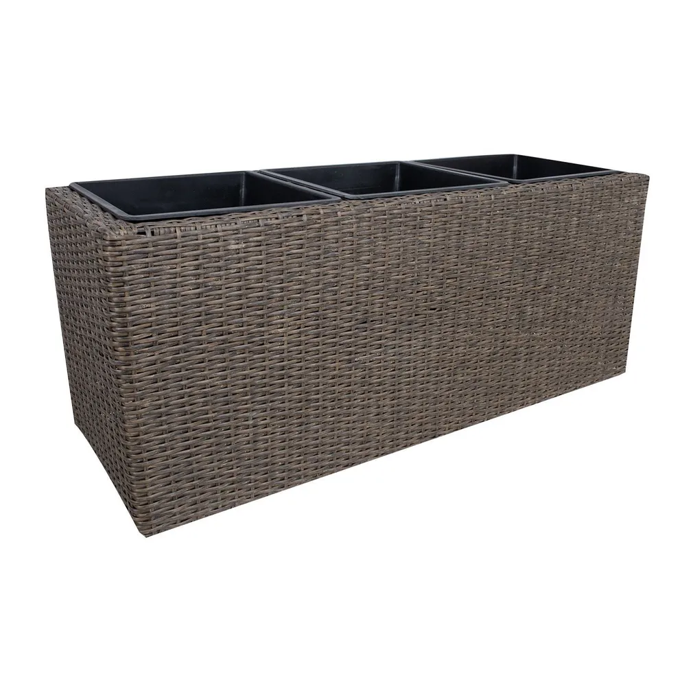 LILLEKAST WICKER 110X39XH45CM, TUMEPRUUN