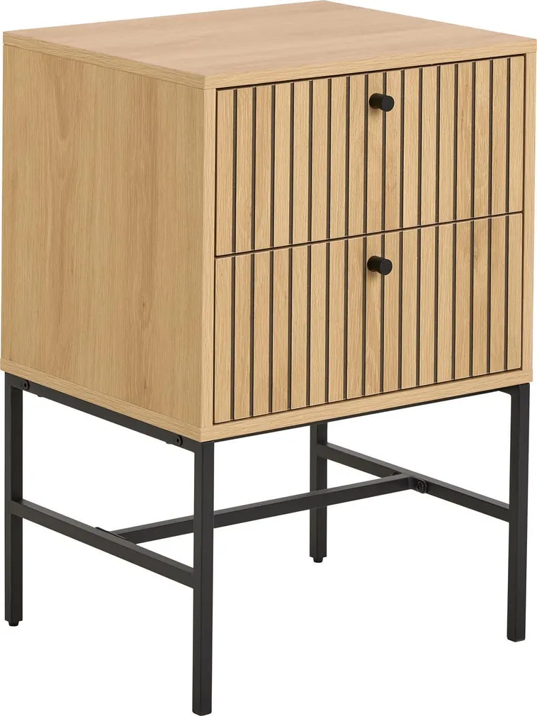 ÖÖKAPP ALBANY 45.6X40XH70CM, NATURAALNE