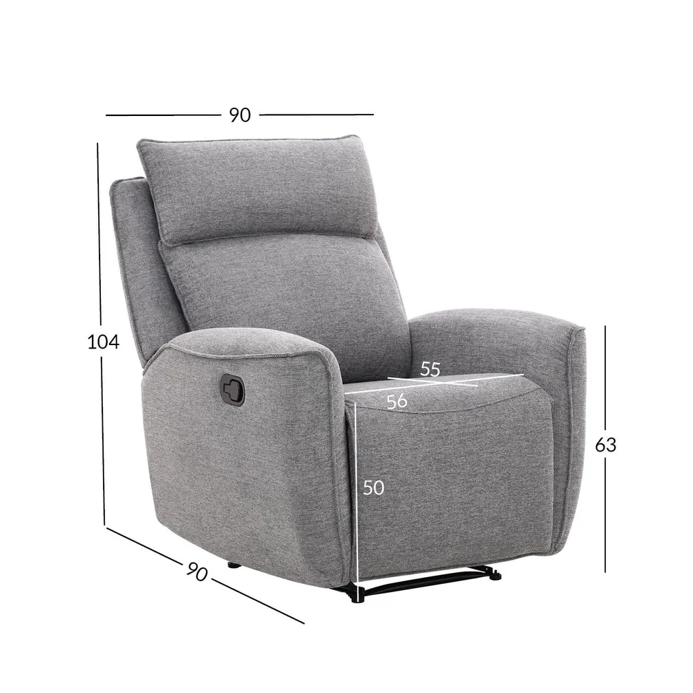 TUGITOOL MAREN MANUAALNE RECLINER, HALL