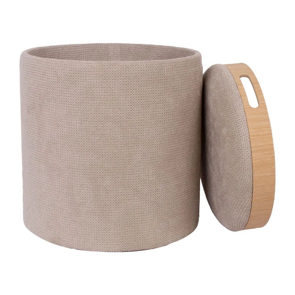 TUMBA/LAUD HIRO D34.5XH37CM, BEEŽ, PANIPAIGAGA