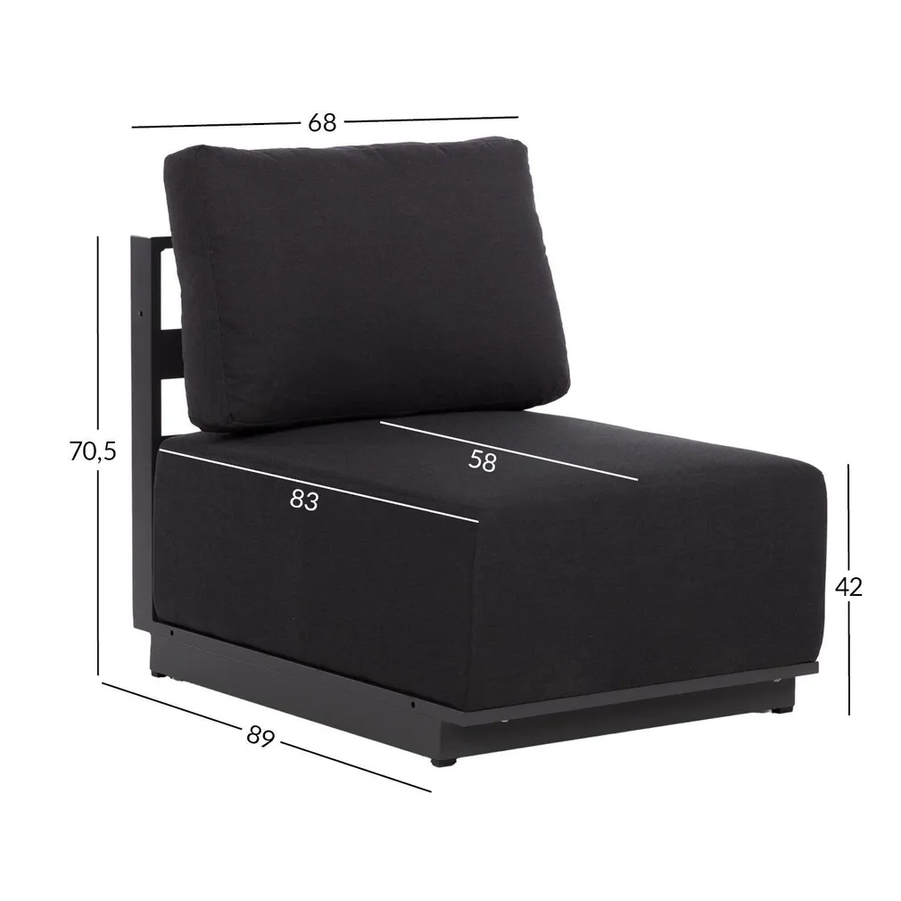 DIIVANIMOODUL FULLER 68X89XH70.5CM, TUMEHALL