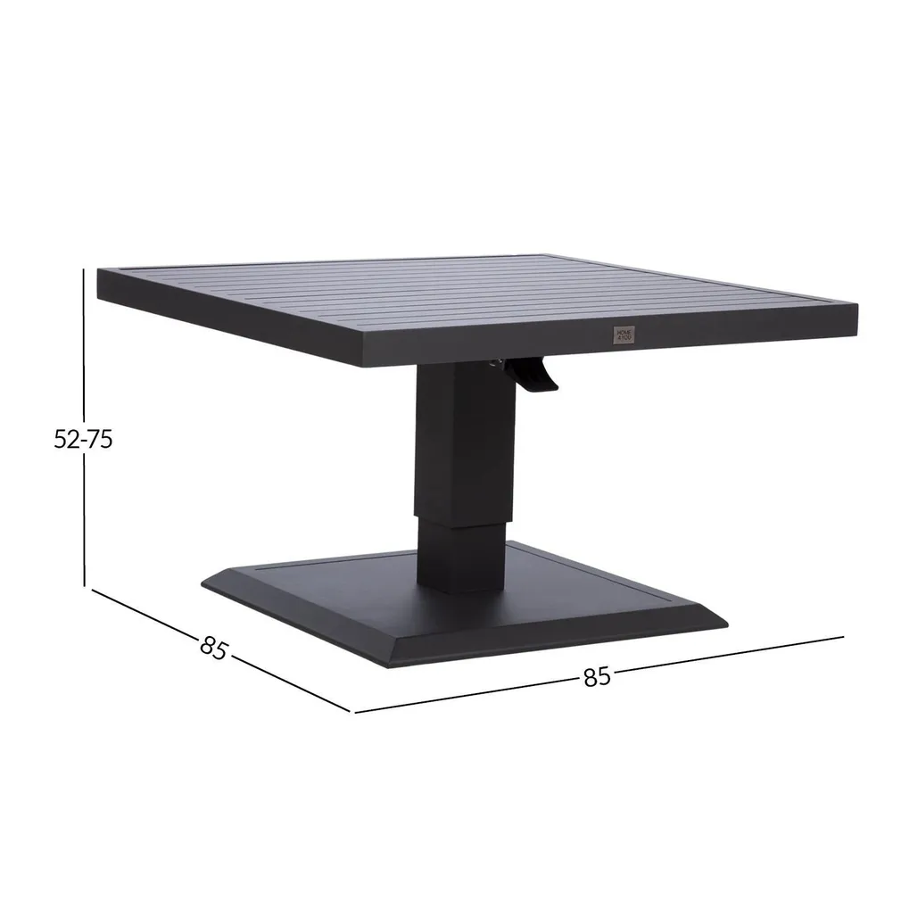 LAUD TOMSON 85X85XH52-75CM, TUMEHALL