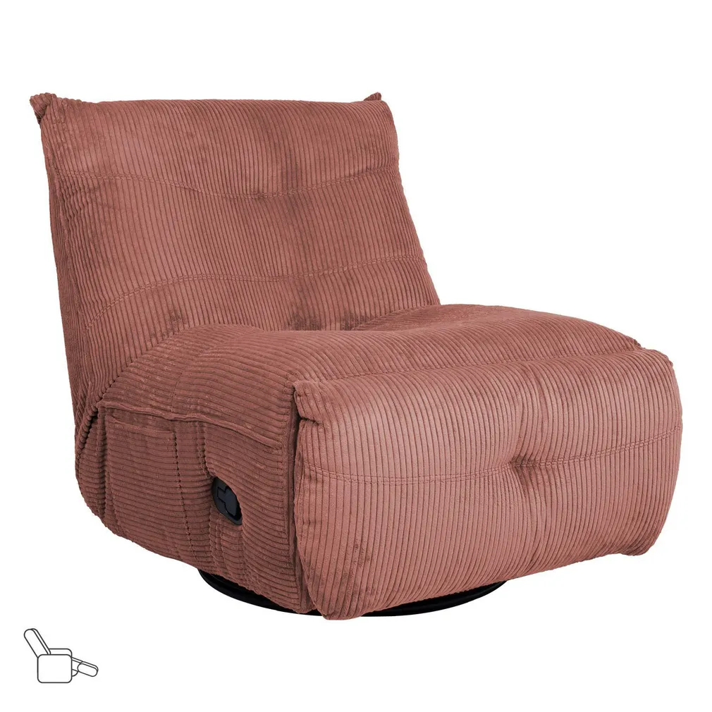 PUHKETOOL WIN-WIN MANUAALNE RECLINER, ROOSA