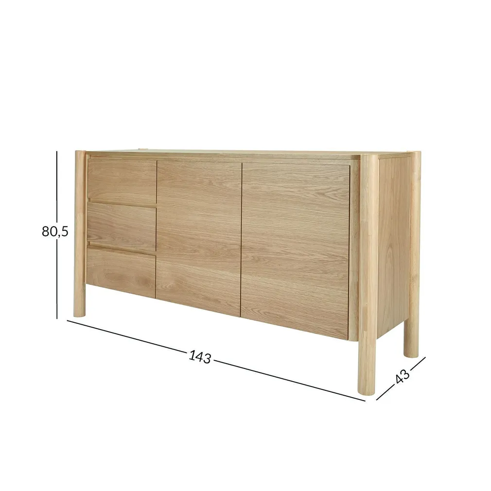 KUMMUT GARDENIA 143X43XH80.5CM, TAMM