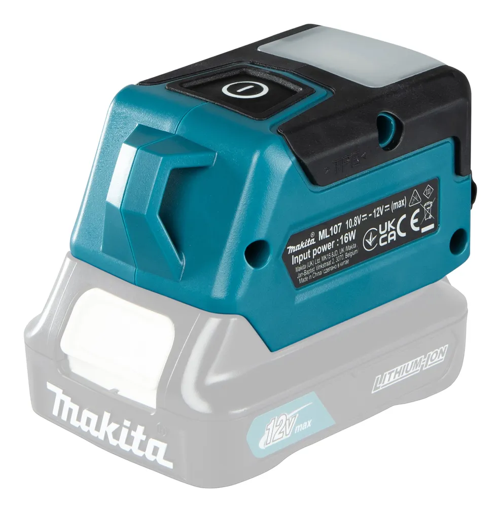AKULAMP MAKITA ML107 12V 100/200LM USB ILMA AKU JA LAADIJATA
