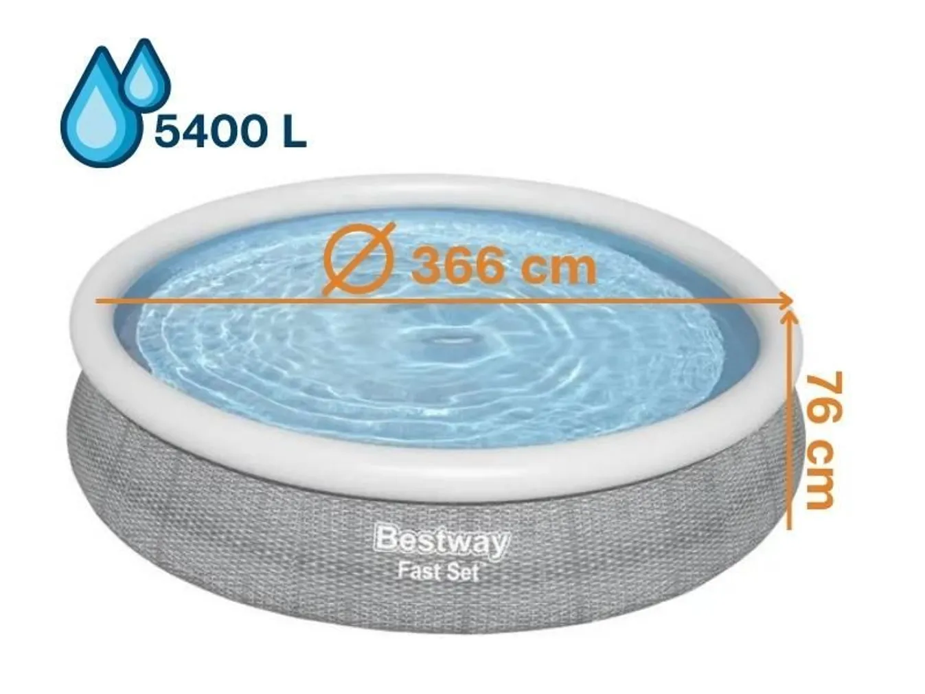BASSEIN FAST SET Ø3,66M