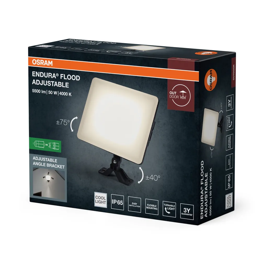 PROŽEKTOR OSRAM 840 40W 4000K REGULEERITAV MUST