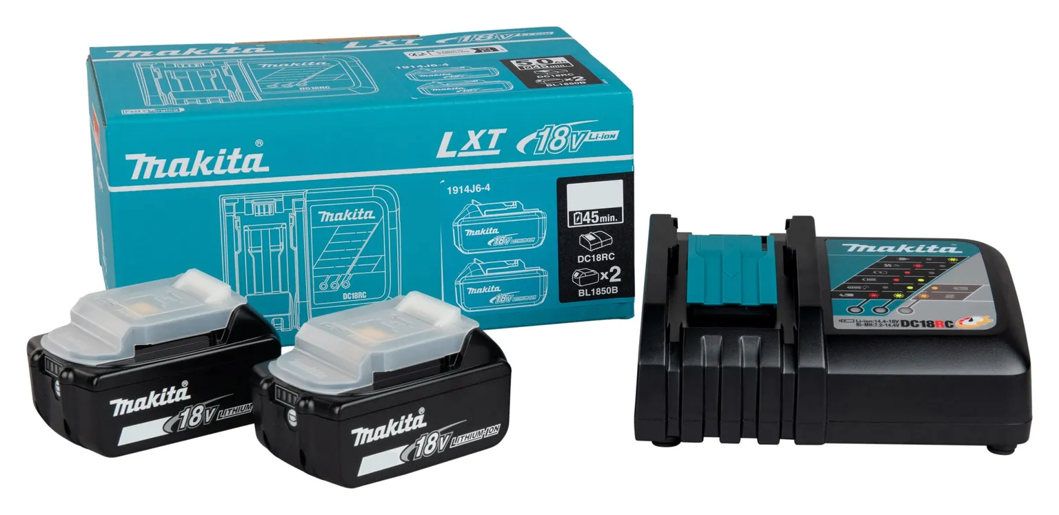 AKUDE JA LAADIJA KOMPLEKT MAKITA POWERPACK 18V 2X5,0AH