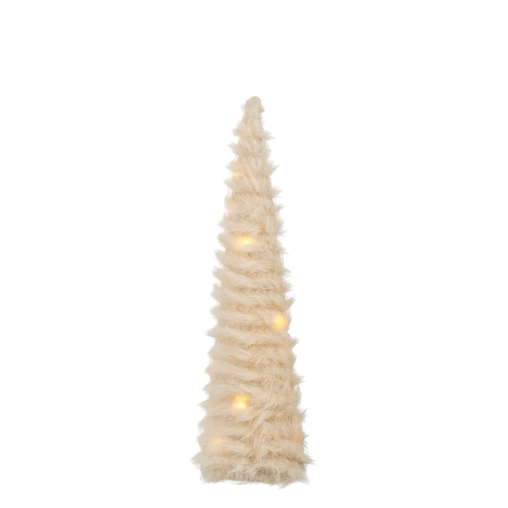 JÕULUKAUNISTUS KUUSK LED TULEDEGA 12X12X41CM