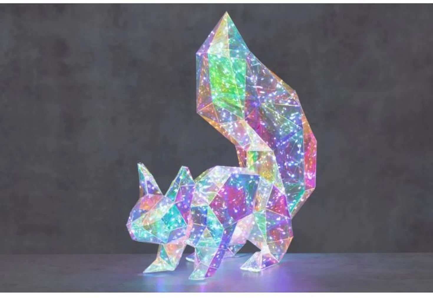 JÕULUKUJU FINNLUMOR ORAV 200LED 18X54X43CM