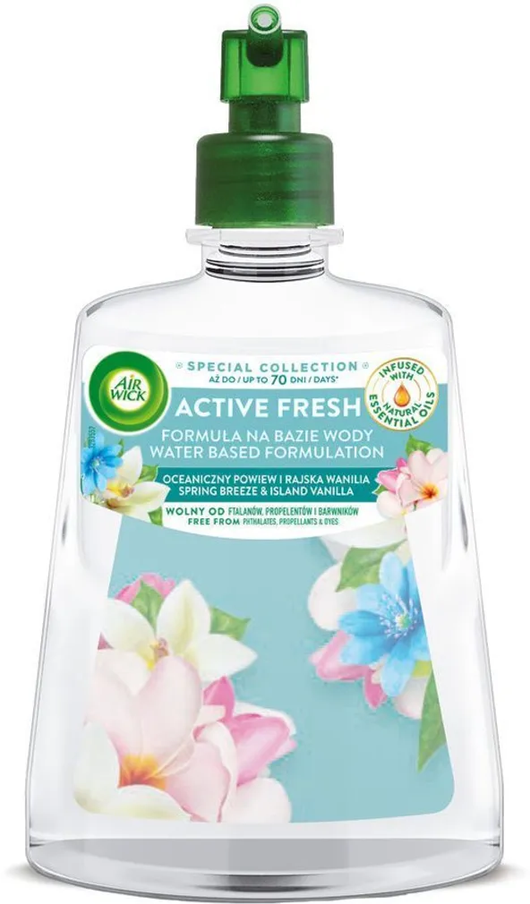 ÕHUVÄRSKENDAJA AIR WICK SPRING&ISLAND VANILLA ACTIVE 228ML