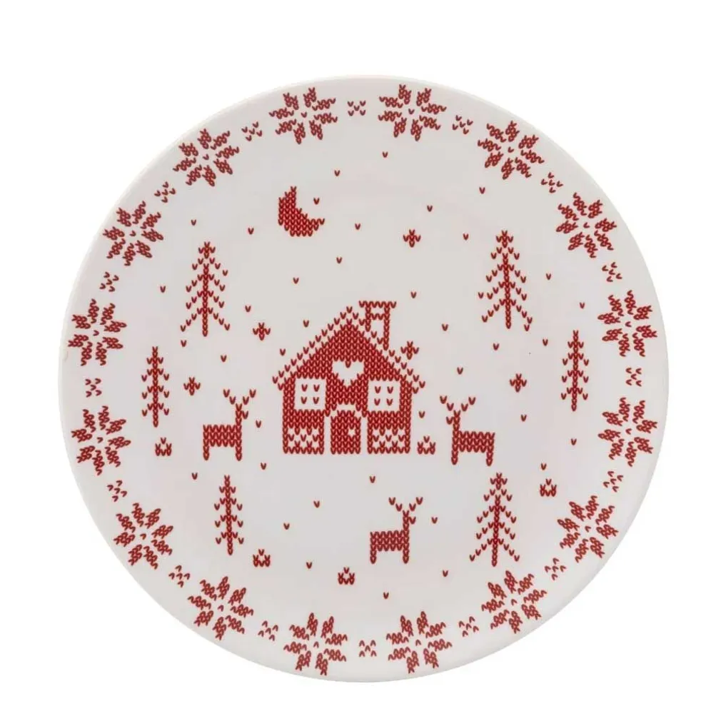 TALDRIK ALTOM DESIGN GRENLANDIA 20CM VALGE/PUNANE